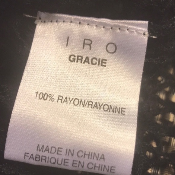 Iro small open knit sweater/shirt longer length - Picture 4 of 5